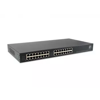 LevelOne POH-1620 16-portowy hub PoE Midspan wysokiej mocy, 400 W
