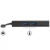 StarTech.com Wieloportowy adapter USB-C — Przenośna stacja dokująca podróżna z HDMI 4K — Przekazywanie mocy 60 W, GbE, 2-portowy koncentrator USB-A 3.0 — Poręczna mini stacja dokująca USB Type-C do laptopa