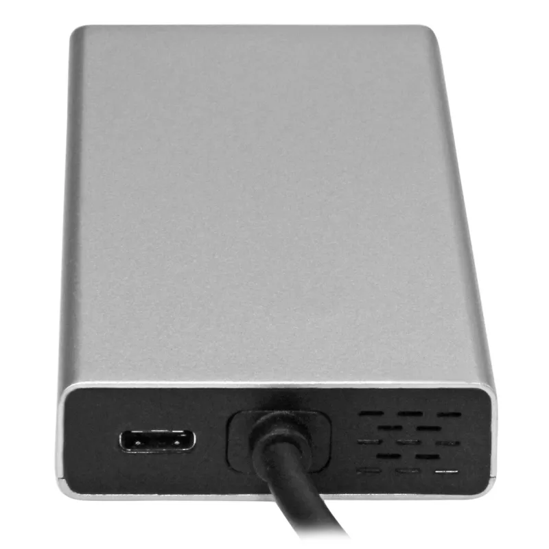 StarTech.com Wieloportowy adapter USB-C — Przenośna stacja dokująca podróżna z HDMI 4K — Przekazywanie mocy 60 W, GbE, 2-portowy koncentrator USB-A 3.0 — Poręczna mini stacja dokująca USB Type-C do laptopa