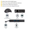 StarTech.com Wieloportowy adapter USB-C — Przenośna stacja dokująca podróżna z HDMI 4K — Przekazywanie mocy 60 W, GbE, 2-portowy koncentrator USB-A 3.0 — Poręczna mini stacja dokująca USB Type-C do laptopa