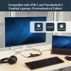 StarTech.com Wieloportowy adapter USB-C — Przenośna stacja dokująca podróżna z HDMI 4K — Przekazywanie mocy 60 W, GbE, 2-portowy koncentrator USB-A 3.0 — Poręczna mini stacja dokująca USB Type-C do laptopa