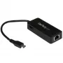StarTech.com Karta sieciowa USB-C na Gigabit Ethernet z dodatkowym portem USB 3.0