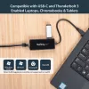 StarTech.com Karta sieciowa USB-C na Gigabit Ethernet z dodatkowym portem USB 3.0