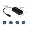 StarTech.com Karta sieciowa USB-C na Gigabit Ethernet z dodatkowym portem USB 3.0