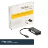 StarTech.com Karta sieciowa USB-C na Gigabit Ethernet z dodatkowym portem USB 3.0