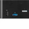 StarTech.com 2-portowy przełącznik KVM DisplayPort do trzech monitorów - 4K 60 Hz UHD HDR - stacjonarny DP 1.2 KVM z koncentratorem USB 3.0 2-portowym (5 Gb/s) i 4 portami USB 2.0 HID, audio - przełączanie skrótami klawiszowymi - TAA