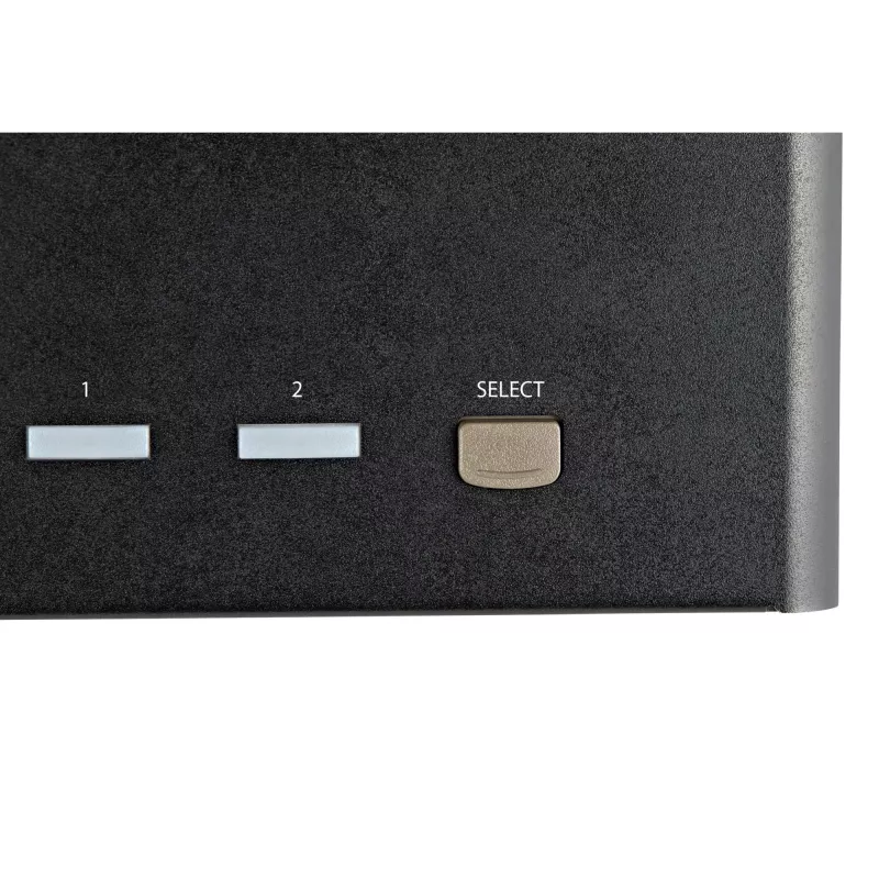 StarTech.com Przełącznik KVM DisplayPort Quad Monitor 2-portowy - 4K 60Hz UHD HDR - Desktop 4K DP 1.2 KVM z hubem USB 3.0 2-portowym (5Gbps) i 4 portami USB 2.0 HID, Audio - Przełączanie skrótami klawiszowymi - TAA