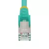 StarTech.com 1m CAT6a Ethernet kabel - Aqua - Low Smoke Zero Halogen (LSZH) - 10GbE 500MHz 100W PoE++ Snagless RJ-45 w/Strain Reliefs S/FTP sieciowy Patch Cord