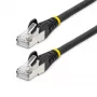 StarTech.com 5m CAT6a Ethernet kabel - Czarny - Low Smoke Zero Halogen (LSZH) - 10GbE 500MHz 100W PoE++ Snagless RJ-45 w/Strain Reliefs S/FTP sieciowy Patch Cord