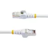 StarTech.com 5m CAT6a Ethernet kabel - biały - Low Smoke Zero Halogen (LSZH) - 10GbE 500MHz 100W PoE++ Snagless RJ-45 w/Strain Reliefs S/FTP sieciowy Patch Cord