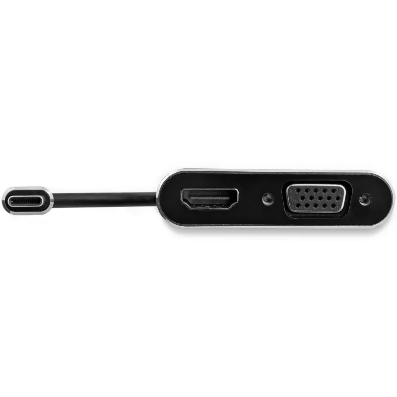 StarTech.com Adapter USB-C do VGA i HDMI — 2 w 1 — 4K 30 Hz — Kosmiczna szarość