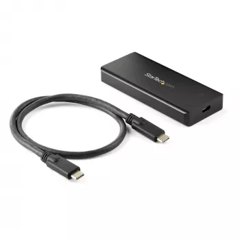 StarTech.com Obudowa USB-C 10Gbps na dysk SSD M.2 NVMe PCIe - Wzmocniona aluminiowa zewnętrzna obudowa M.2 PCIe M-Key IP67 - Odczyt/zapis 1GB/s - Obsługa 2230/2242/2260/2280 - Kompatybilna z TB3 - Mac/PC