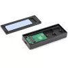StarTech.com Obudowa USB-C 10Gbps na dysk SSD M.2 NVMe PCIe - Wzmocniona aluminiowa zewnętrzna obudowa M.2 PCIe M-Key IP67 - Odczyt/zapis 1GB/s - Obsługa 2230/2242/2260/2280 - Kompatybilna z TB3 - Mac/PC