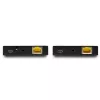 StarTech.com Zestaw przedłużacza HDMI przez CAT6 – 4K 60 Hz, 3840 x 2160 pikseli, nadajnik i odbiornik AV, 50 m, przewodowy, czarny, HDCP