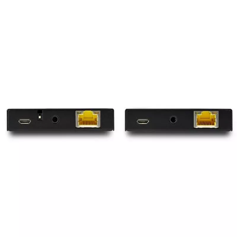 StarTech.com Zestaw przedłużacza HDMI przez CAT6 – 4K 60 Hz, 3840 x 2160 pikseli, nadajnik i odbiornik AV, 50 m, przewodowy, czarny, HDCP