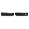StarTech.com Zestaw przedłużacza HDMI przez CAT6 – 4K 60 Hz, 3840 x 2160 pikseli, nadajnik i odbiornik AV, 50 m, przewodowy, czarny, HDCP