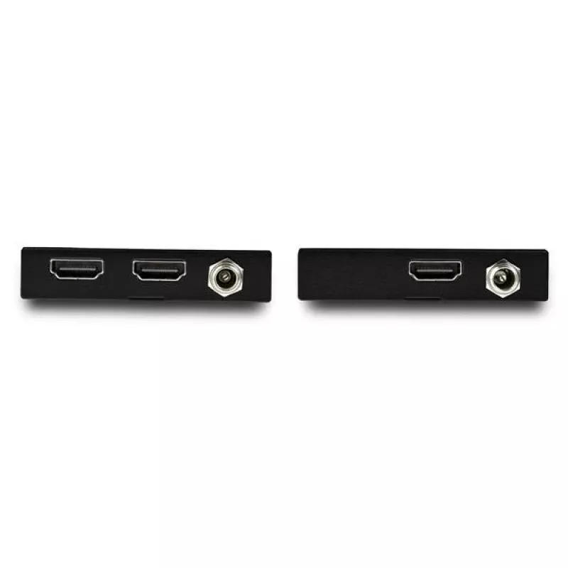 StarTech.com Zestaw przedłużacza HDMI przez CAT6 – 4K 60 Hz, 3840 x 2160 pikseli, nadajnik i odbiornik AV, 50 m, przewodowy, czarny, HDCP
