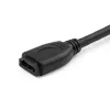 StarTech.com Przedłużacz HDMI 6 cali (15 cm) – Kabel 4K 60 Hz High Speed HDMI 2.0 z Ethernet – Krótki przedłużacz HDMI – Adapter przedłużający HDMI męski na żeński