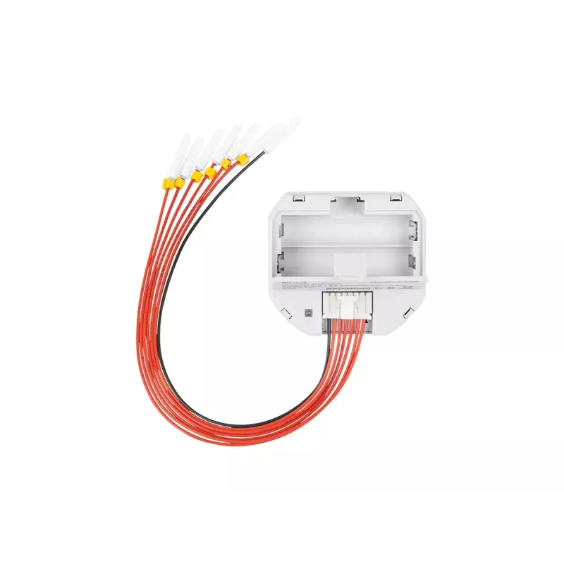 Łącznik światła Homematic IP HmIP-FCI6, biały, sterowanie przyciskiem, bateria (AAA), IP20, 48,5×15×53 mm