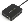 StarTech.com Konwerter USB 3.0 na światłowód - Kompaktowy adapter USB do otwartego SFP - Adapter sieciowy USB do Gigabit Ethernet - Adapter światłowodowy USB 3.0 kompatybilny ze światłowodem wielomodowym (MMF)/jednomodowym (SMF)