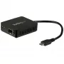 StarTech.com USB-C do konwertera światłowodowego - Otwarte SFP, Przewodowy, USB Typu-C, Światłowód, 1000 Mbit/s, Czarny