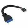 InLine adapter USB 3.0 na 2.0 wewnętrzny USB 3.0 / 2x USB 2.0 pin header, 0,15 m