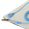 StarTech.com Mata antystatyczna, mata ESD do naprawy elektroniki, antystatyczna mata na stół/biurko z odłączanym przewodem uziemiającym, ANSI/ESD S 4.1, elastyczna termoplastyczna podkładka/mata robocza, 23x47 cali (60x120 cm)