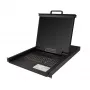 StarTech.com 8-portowa konsola KVM do montażu w szafie rack z kablami 1,8 m – zintegrowany przełącznik KVM z monitorem LCD 19 cali – w pełni funkcjonalna szuflada KVM LCD 1U – OSD KVM – wytrzymała, MTBF 50 000 h – obsługa USB + VGA