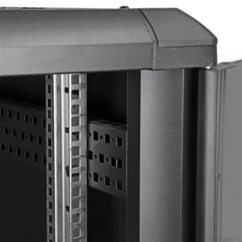 StarTech.com 4-Post 22U Szafa rackowa na serwer, zamykana na klucz 19-calowa szafa rack do przechowywania danych dla sprzętu komputerowego / AV / IT, szafa sieciowa biurowa / domowa z kółkami jezdnymi i regulowanymi szynami montażowymi