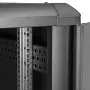 StarTech.com 4-Post 22U Szafa rackowa na serwer, zamykana na klucz 19-calowa szafa rack do przechowywania danych dla sprzętu komputerowego / AV / IT, szafa sieciowa biurowa / domowa z kółkami jezdnymi i regulowanymi szynami montażowymi