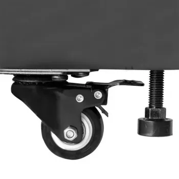 StarTech.com 4-Post 22U Szafa rackowa na serwer, zamykana na klucz 19-calowa szafa rack do przechowywania danych dla sprzętu komputerowego / AV / IT, szafa sieciowa biurowa / domowa z kółkami jezdnymi i regulowanymi szynami montażowymi