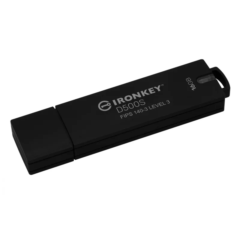 Kingston Technology IronKey 16GB D500S FIPS 140-3 Lvl 3 AES-256