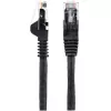 Kabel Ethernet StarTech.com 50cm CAT6 - LSZH (bezhalogenowy o niskiej emisji dymu) - 10 Gigabit 250 MHz 100 W PoE RJ45 10GbE UTP przewód krosowy sieciowy bez zaczepów z odciążeniem - czarny, CAT 6, ETL Verified, 24AWG