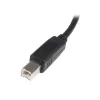StarTech.com 2m kabel USB 2.0 A na B - M/M, 2 m, USB A, USB B, USB 2.0, Męski/Męski, Czarny