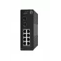 Przełącznik zarządzany LevelOne Hilbert 10-portowy przemysłowy Gigabit PoE Smart Lite Switch