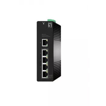 Przełącznik zarządzany LevelOne Hilbert 5-portowy przemysłowy Gigabit PoE Smart Lite