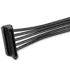 StarTech.com Kabel rozgałęziacza zasilania 4x SATA, SATA 15-pin, 4 x SATA, 0,4 m, Męski, Żeński, Czarny