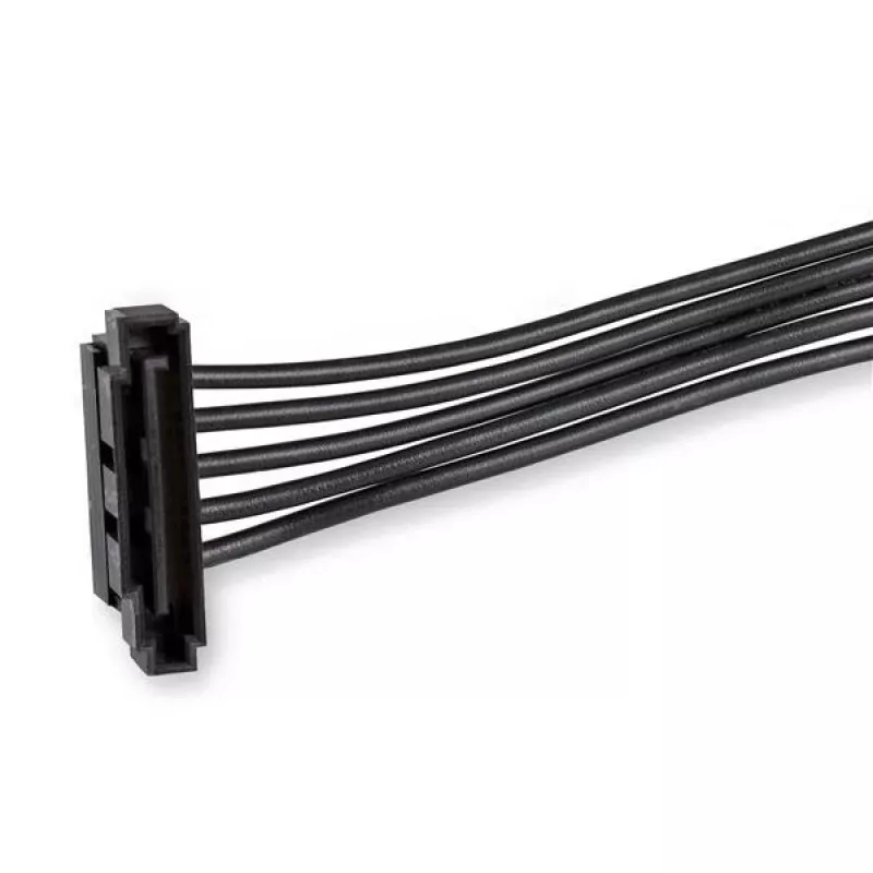 StarTech.com Kabel rozgałęziacza zasilania 4x SATA, SATA 15-pin, 4 x SATA, 0,4 m, Męski, Żeński, Czarny