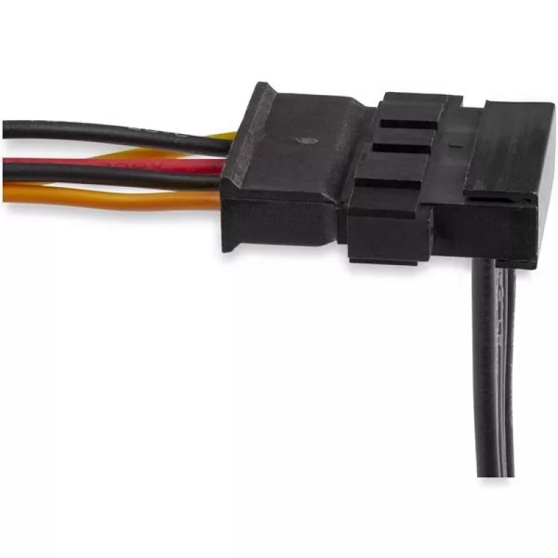 StarTech.com Kabel rozgałęziacza zasilania 4x SATA, SATA 15-pin, 4 x SATA, 0,4 m, Męski, Żeński, Czarny