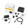 StarTech.com Dual-Bay USB 3.0 do SATA Stacja dokująca dla dysków twardych, USB Stacja dokująca dysków twardych, Zewnętrzna stacja dokująca 2.5/3.5 cala SATA I/II/III SSD/HDD, Zatoka dysków twardych z możliwością hot-swap, Ładowanie od góry