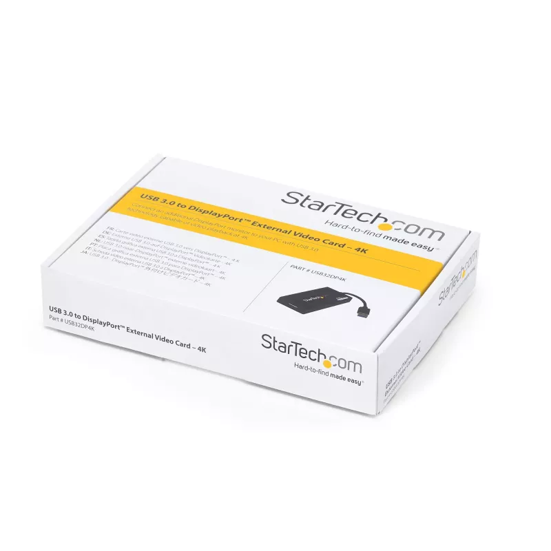 StarTech.com Adapter USB 3.0 na DisplayPort - Certyfikowany DisplayLink - 4K 30Hz