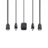 StarTech.com Przełącznik KVM z kablem USB-C 2-portowy, wyjście DisplayPort 4K 60Hz, kompaktowy KVM ze zintegrowanymi kablami USB-C/Audio 1,2 m, zasilany z magistrali - zdalne przełączanie przyciskiem/skrotami klawiszowymi