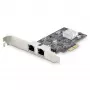 StarTech.com 2-Portowa Karta Sieciowa 2,5Gbps NBASE-T PCIe, Intel I225-V, Dwportowa Karta Sieciowa Komputera, Multi-Gigabit NIC, Karta Sieciowa Serwerowa PCI Express, Interfejs Ethernet Desktop