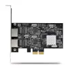 StarTech.com 2-Portowa Karta Sieciowa 2,5Gbps NBASE-T PCIe, Intel I225-V, Dwportowa Karta Sieciowa Komputera, Multi-Gigabit NIC, Karta Sieciowa Serwerowa PCI Express, Interfejs Ethernet Desktop