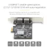 StarTech.com 2-Portowa Karta Sieciowa 2,5Gbps NBASE-T PCIe, Intel I225-V, Dwportowa Karta Sieciowa Komputera, Multi-Gigabit NIC, Karta Sieciowa Serwerowa PCI Express, Interfejs Ethernet Desktop
