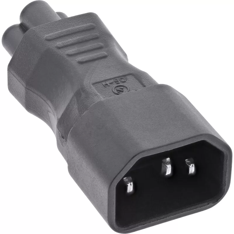 InLine adapter zasilania IEC 60320 C14 / C5, 3-stykowy, urządzenie IEC / notebook