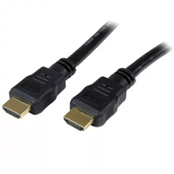 StarTech.com 1m (3ft) Kabel HDMI - 4K High Speed HDMI z Ethernetem - Wideo UHD 4K 30 Hz - Kabel HDMI 1.4 - Monitory, projektory, telewizory i wyświetlacze Ultra HD HDMI - Czarny przewód HDMI - M/M