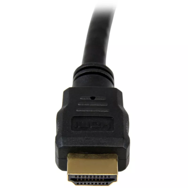 StarTech.com Kabel HDMI 2m (6ft) - 4K High Speed HDMI z Ethernetem - Wideo UHD 4K 30Hz - Kabel HDMI 1.4 - Ultra HD HDMI do monitorów, projektorów, telewizorów i wyświetlaczy - Czarny przewód HDMI - M/M