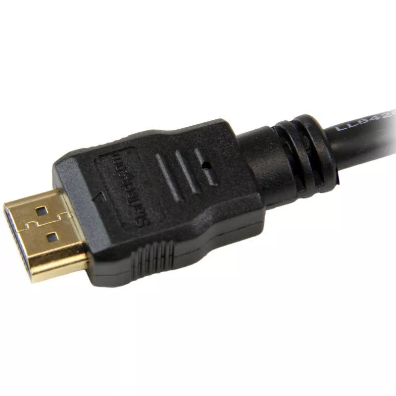 StarTech.com Kabel HDMI 2m (6ft) - 4K High Speed HDMI z Ethernetem - Wideo UHD 4K 30Hz - Kabel HDMI 1.4 - Ultra HD HDMI do monitorów, projektorów, telewizorów i wyświetlaczy - Czarny przewód HDMI - M/M