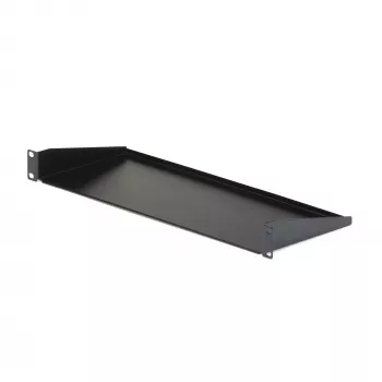 Półka do serwera StarTech.com 1U, uniwersalna półka wspornikowa do montażu w szafie rack 19 cali, do szafy/szafy sieciowej, wytrzymała stal, udźwig 15 kg, głębokość 18 cm